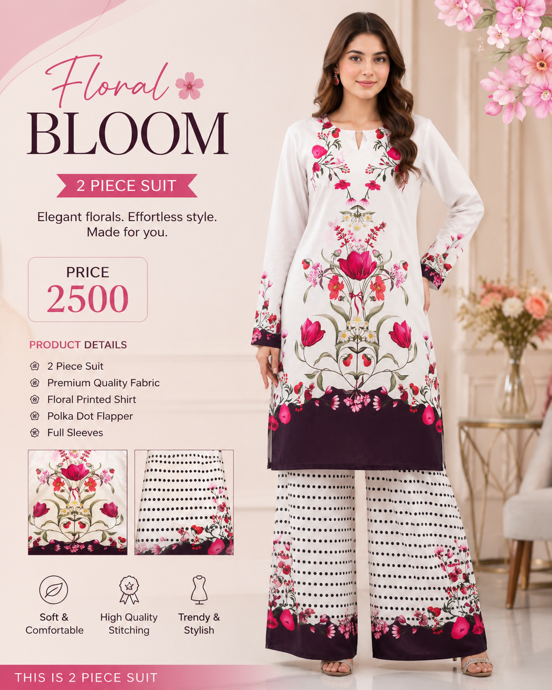 Ladies 2 Piece Suit